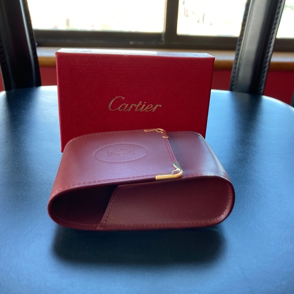 Cartier Accessories - Cartier leather calfskin cigarette case
